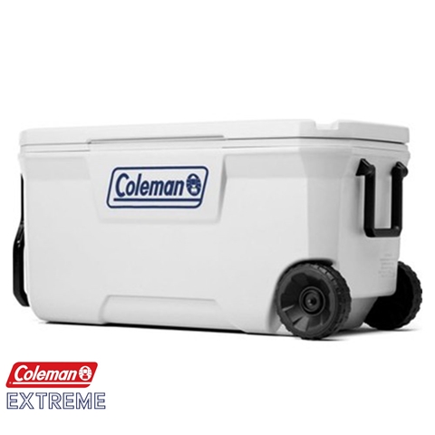 BUZLUK COLEMAN 95 LT TEKERLEKLİ MARİNE BEYAZ