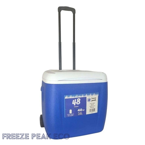 BUZLUK FREZEE PEAK COOL ECO 38 LT TEKERLEKLİ MAVİ