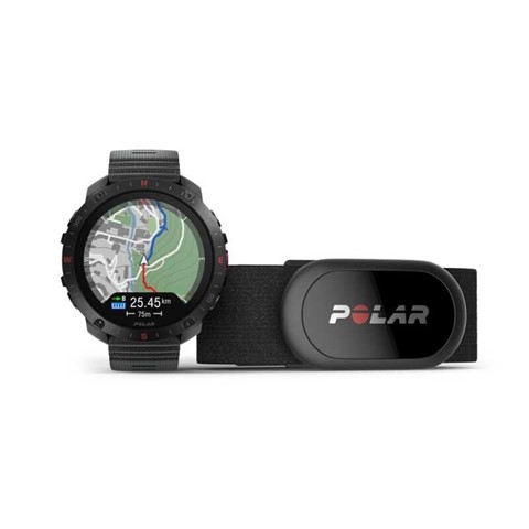 Polar Grit X2 Pro Premium Outdoor Saati NIGHT BLACK S-L - HR