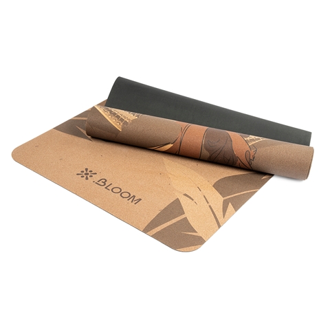 Yoga Mat Kahverengi Bloom LB7120-BN